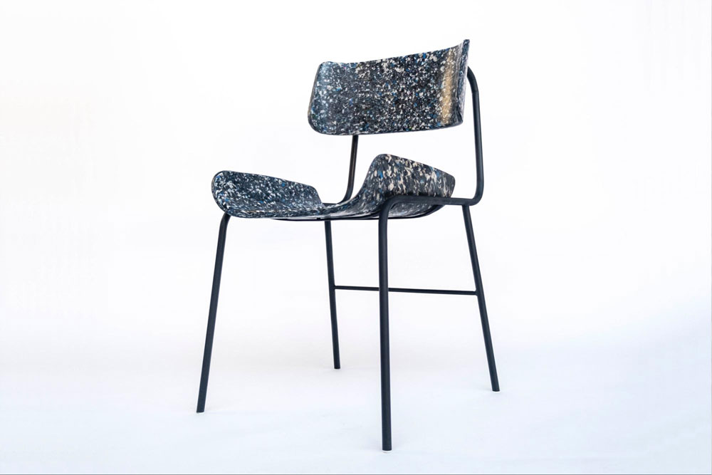 Chairs, recycled plastic product by Luther Plastics